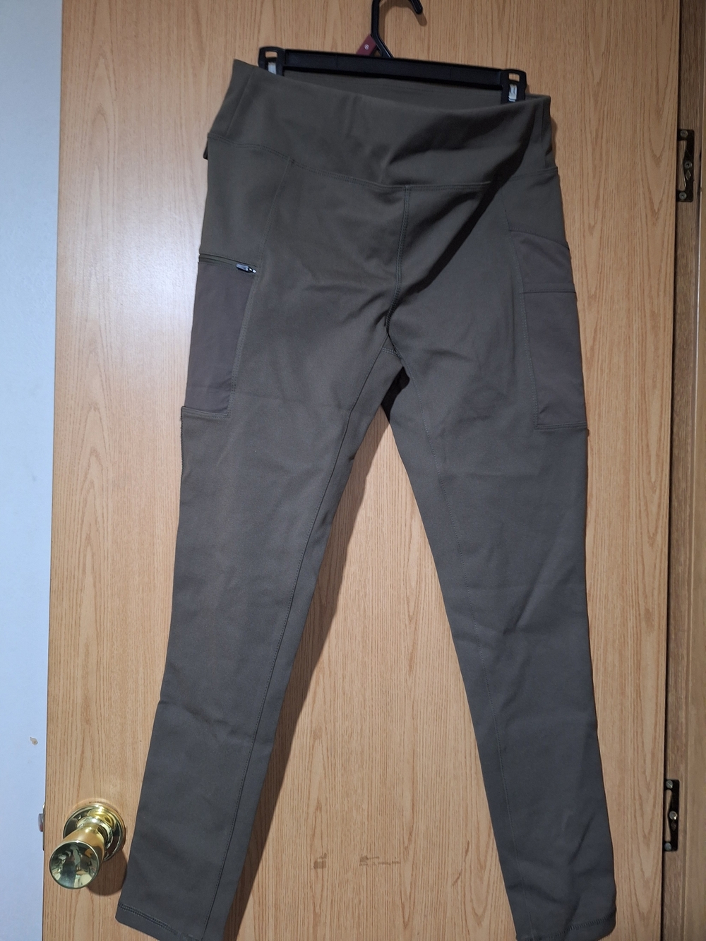Carhartt Olive Green Women's Leggings with Cargo Pockets